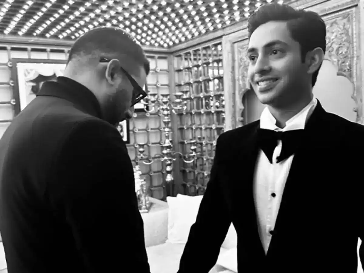 In a touching new post, Abhishek Bachchan welcomes Agastya Nanda to film.