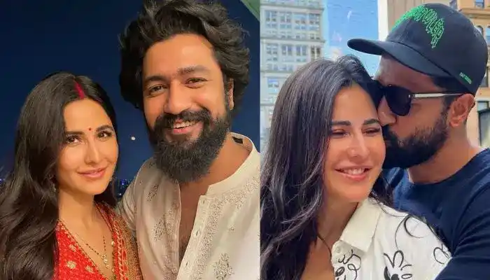 Katrina Kaif stops Vicky Kaushal on London streets after seeing cameras.