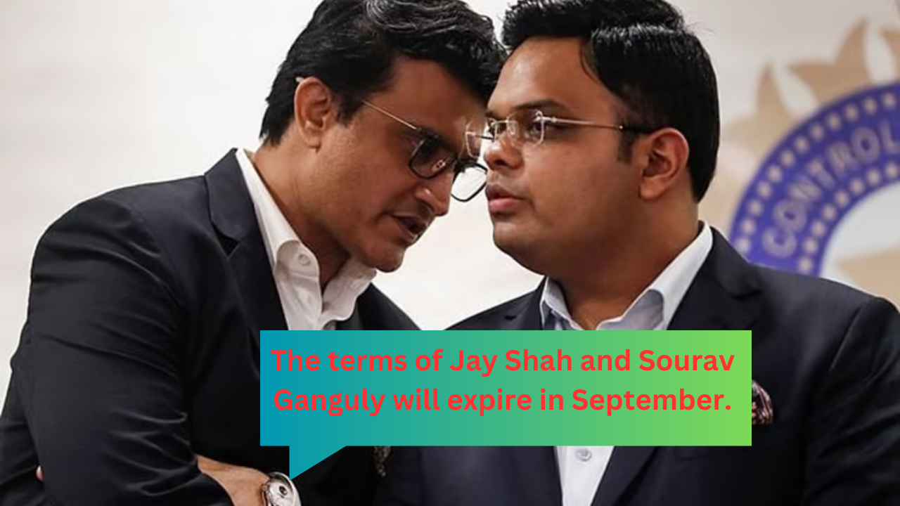 The terms of Jay Shah and Sourav Ganguly will expire in September.