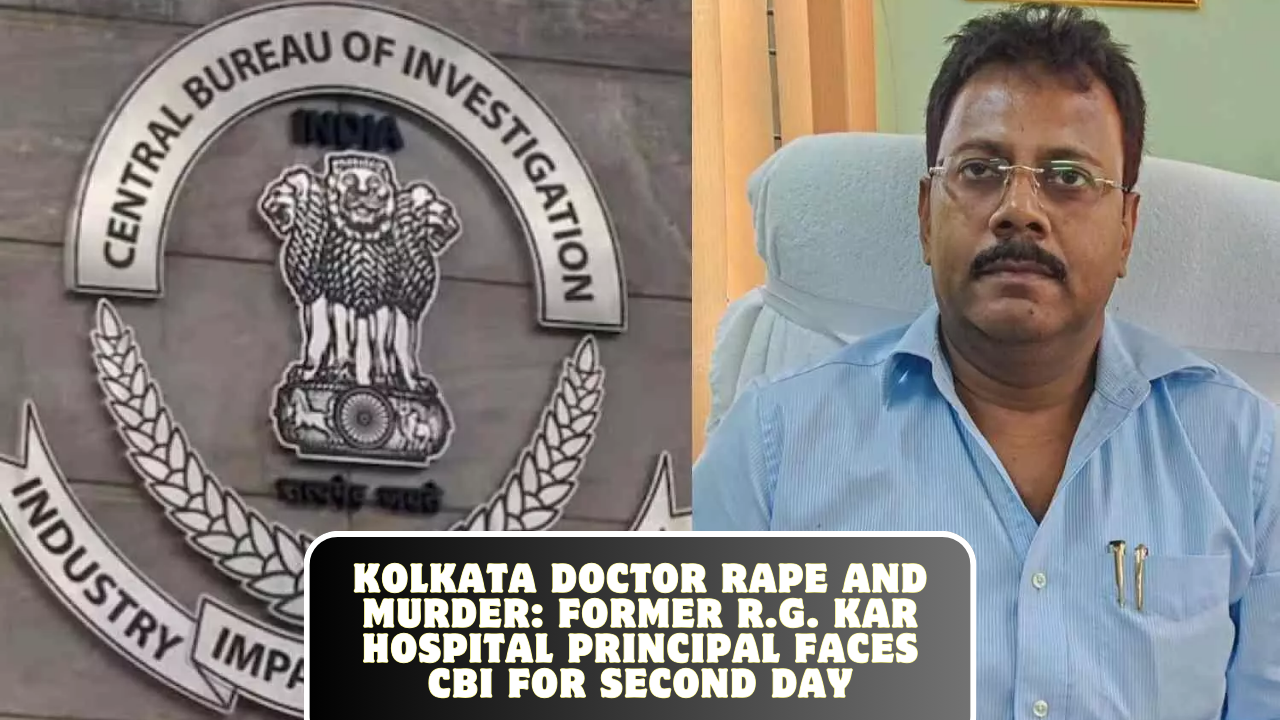 Kolkata doctor rape and murder: Former R.G. Kar Hospital principal faces CBI for second day