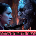 Shraddha Kapoor's horror-comedy Stree 2 continues to dominate the global box office with ₹322.5 crore on day 5.