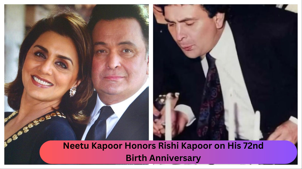 Neetu Kapoor Honors Rishi Kapoor on His 72nd Birth Anniversary