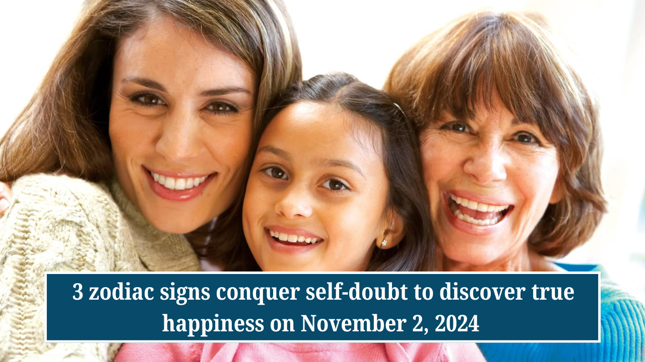 3 zodiac signs conquer self-doubt to discover true happiness on November 2, 2024